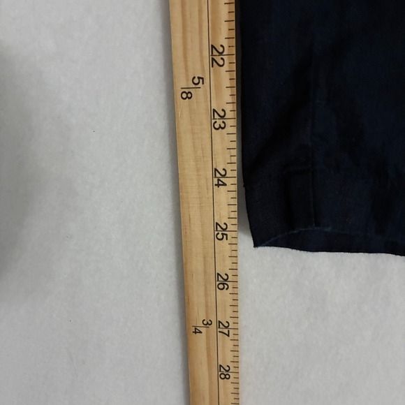 Quince European Linen Ankle Pants Womens Size S Cropped Pull On Elastic Waist - Picture 6 of 7